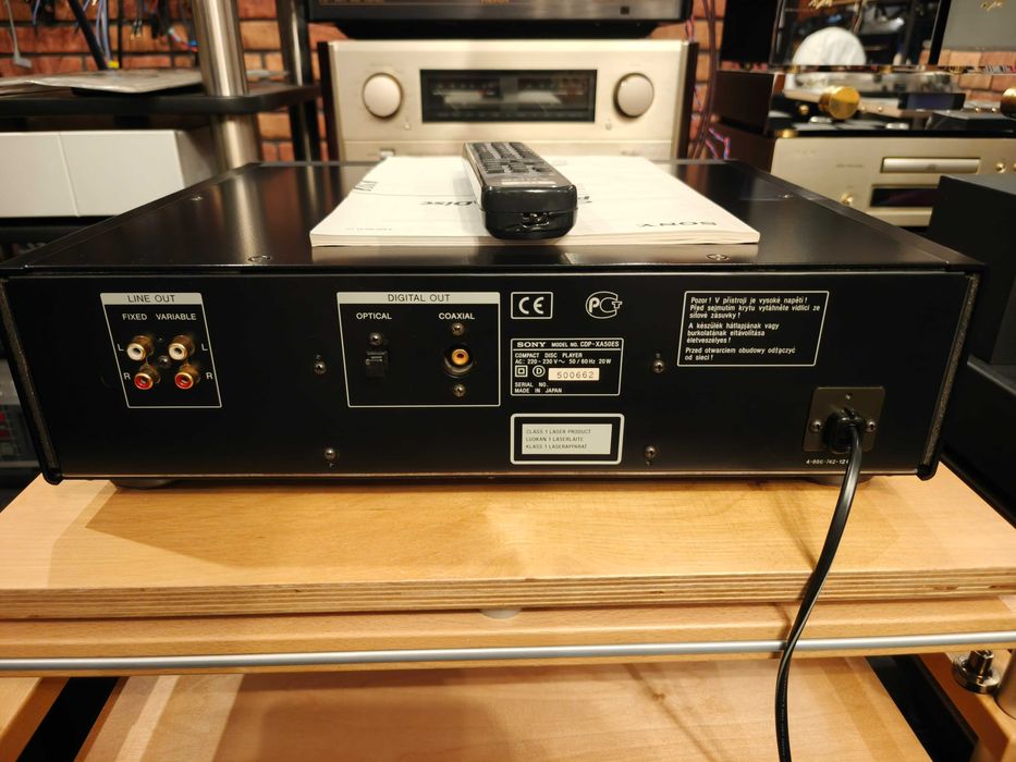SONY CDP-XA50ES ! Audiofilski odtwarzacz CD ! Pilot instrukcja