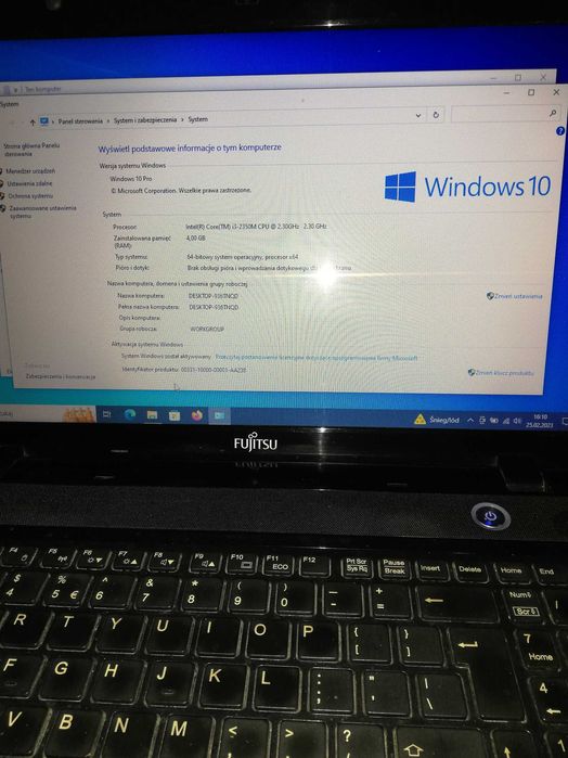 Sprzedam laptopa Fujitsu AH 531