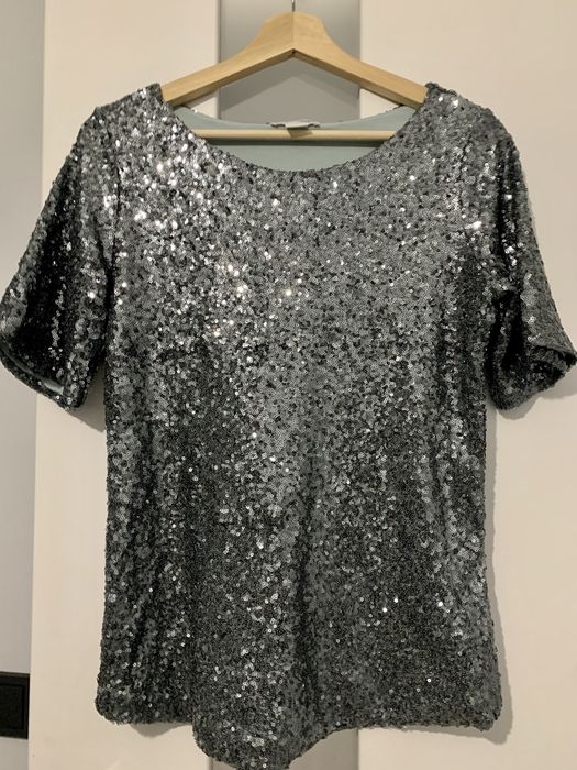 Cekinowa bluzka H&M
