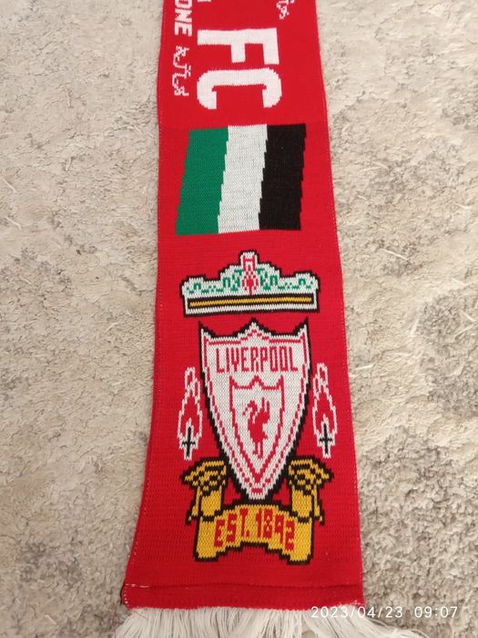 Szalik Liverpool FC you'll never walk alone oldschool retro unikat