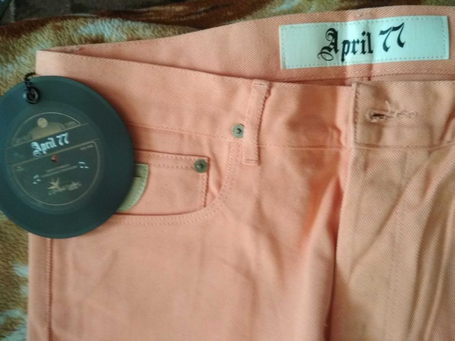 Aprill 71 różowe spodnie jeans 31