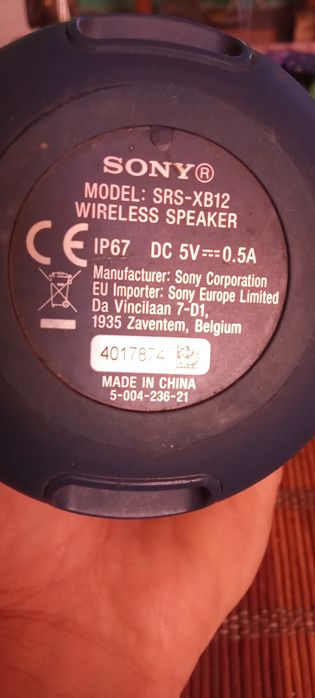 Coluna portátil Sony