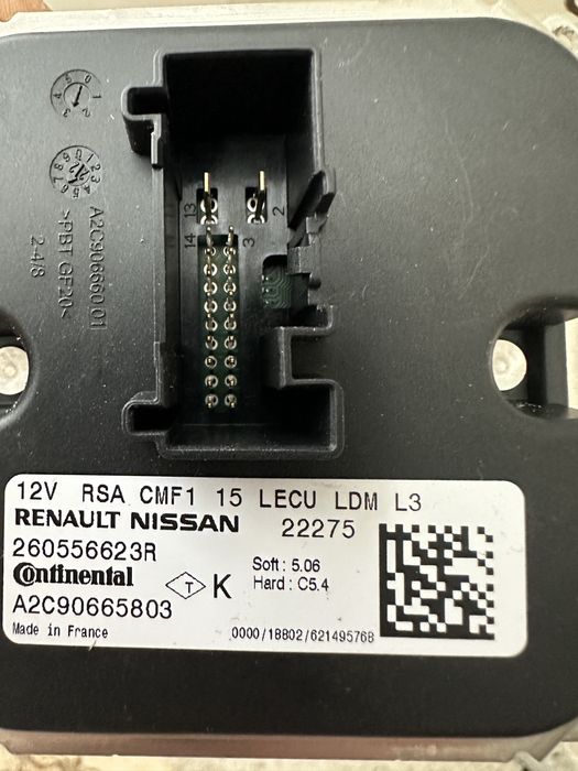 Блок модуль керування фарою Renault Nissan  260556623R