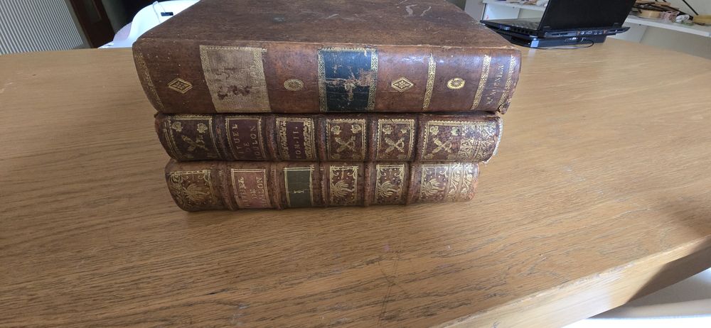 Instructions sur le Rituel (3 tomy, 1749-1790) - Skórzane oprawy