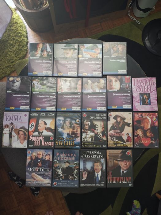 Duża kolekcja filmów DVD 100+ sztuk. Kinoteka dziennika BBC, Klasyka Bajki