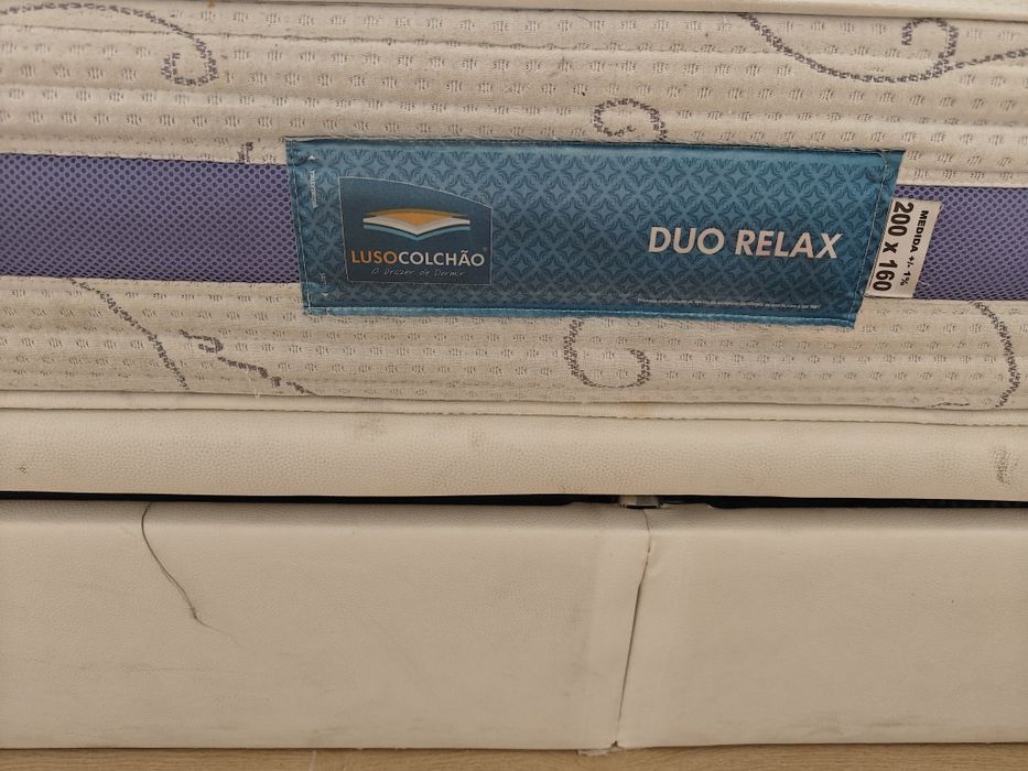 Colchão Lusocolchão Duo Relax 160x200 cm