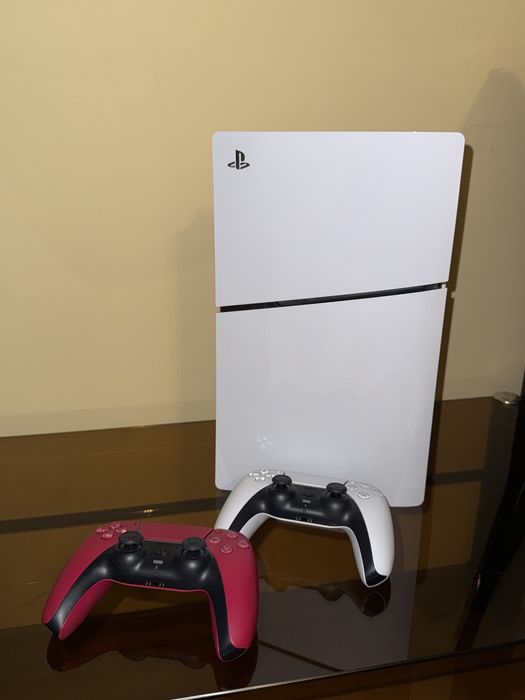 PlayStation 5 Slim + 2 Pady DualSense / PS5 / Jak Nowa