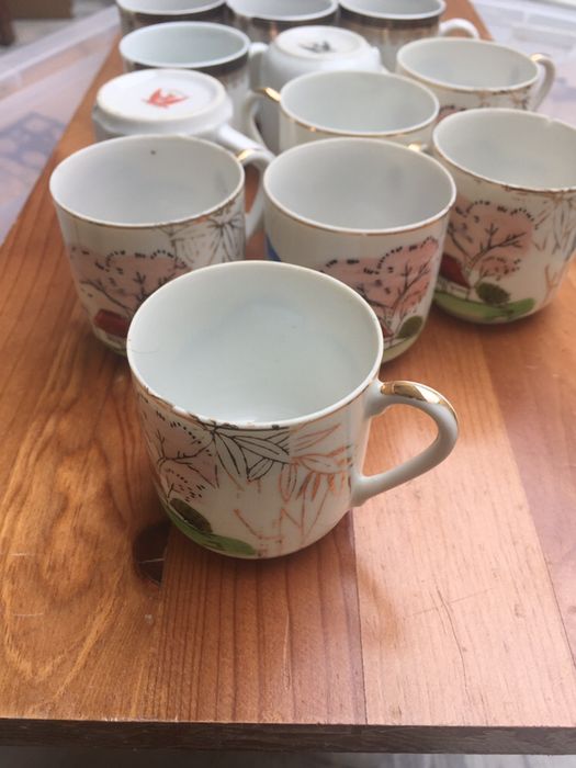 Lote porcelana chinesa casca OVO