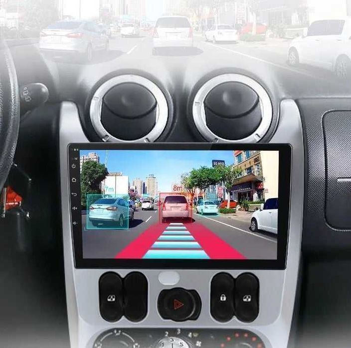 Renault Logan I / Sandero / Duster – Radio Android 15 9" CarPlay Android Auto GPS Nawigacja Stacja Multimedialna WiFi Bluetooth PL 1GB/32GB