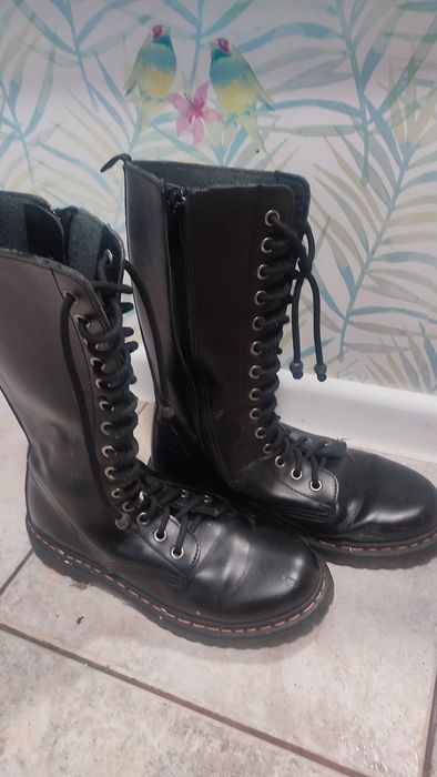 buty glany dziewczęce damskie typu klasyczne martensy