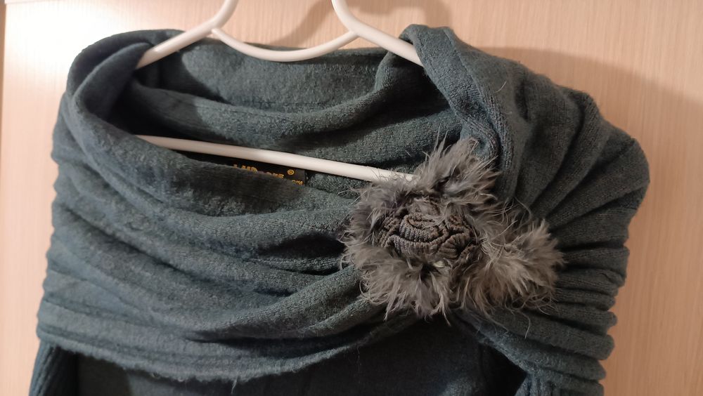 Теплое зимнее платье