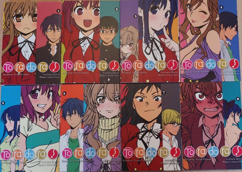 Manga "Toradora" tom 1-8