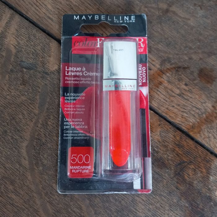 Nowa pomadka błyszczyk maybelline 500 mandarine