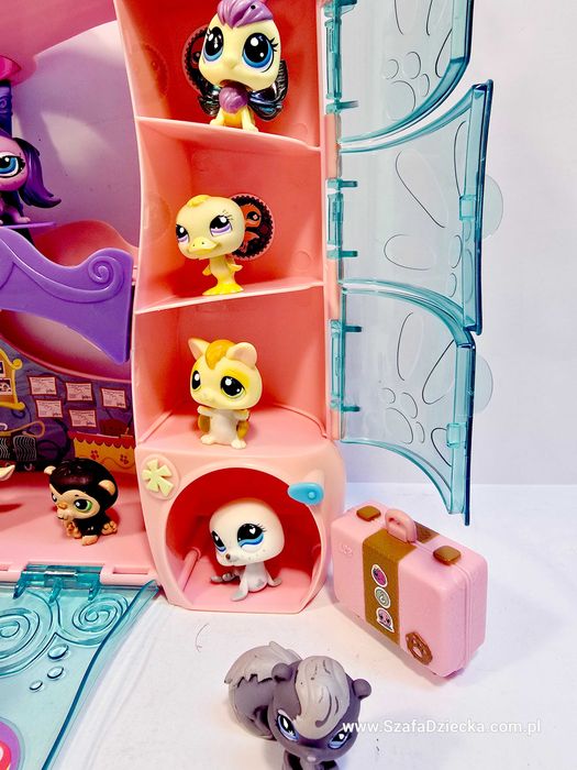 LITTLEST PET SHOP - Domek Centrum Adopcyjne + Figurki Lps + Akcesoria