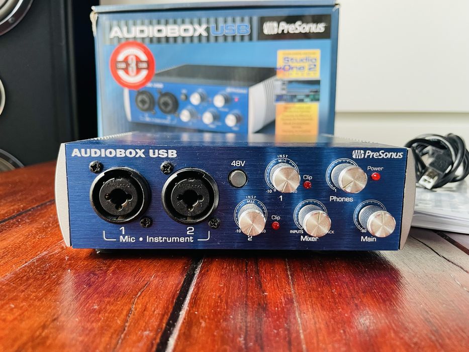 Interfejs Audio PreSonus AudioBox USB 96 - Metalowe Pokrętła