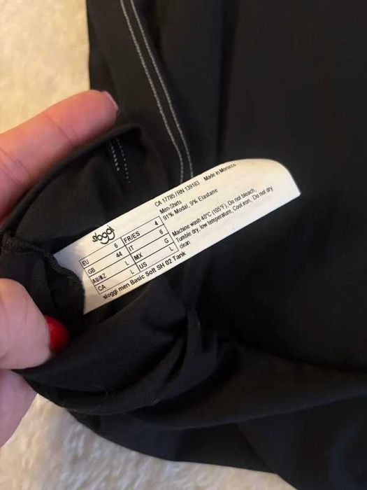 Sloggi MEN Basic Soft podkoszulka modal rozmiar L czarna