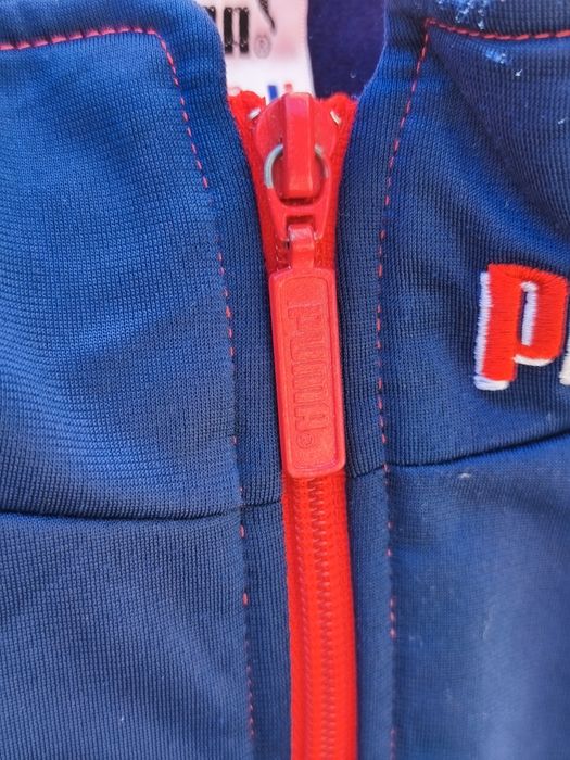 Puma Casaco Treino Vintage Tam.L Azul /Vermelho/Branco