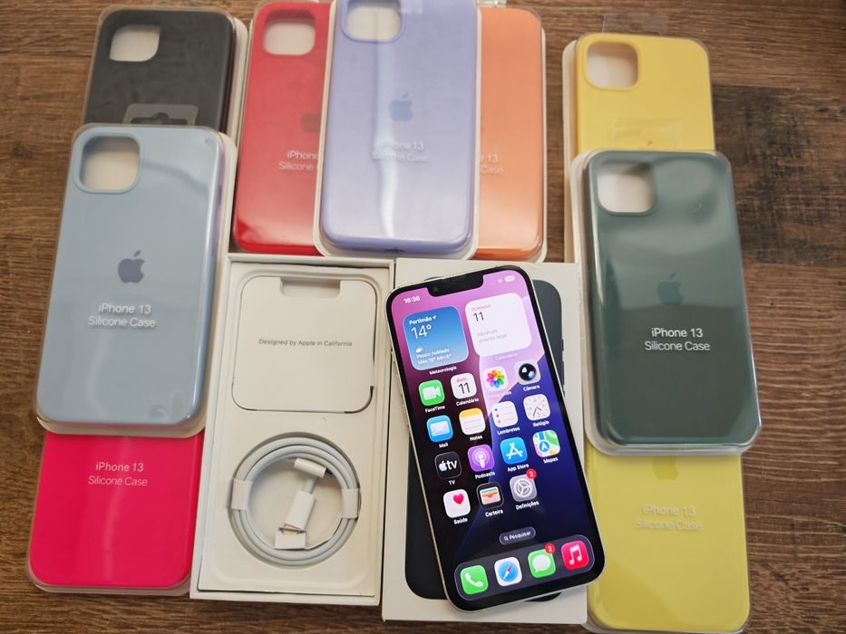 iPhone 13 128GB 6.1" Branco Em Bom estado Aceito Retomas