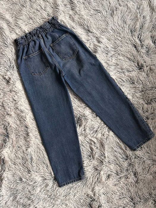 Джинси Zara з високою посадкою для дівчинки на зріст 152см.