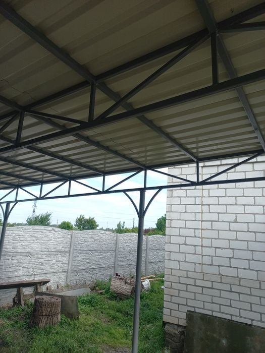 Ворота,калитка,навес