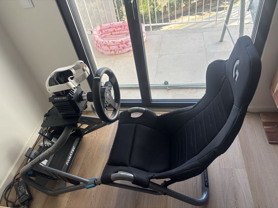 Setup Sim Racing Fanatec CSL DD 8Nm + Load Cell + Quest 3 + Playseat