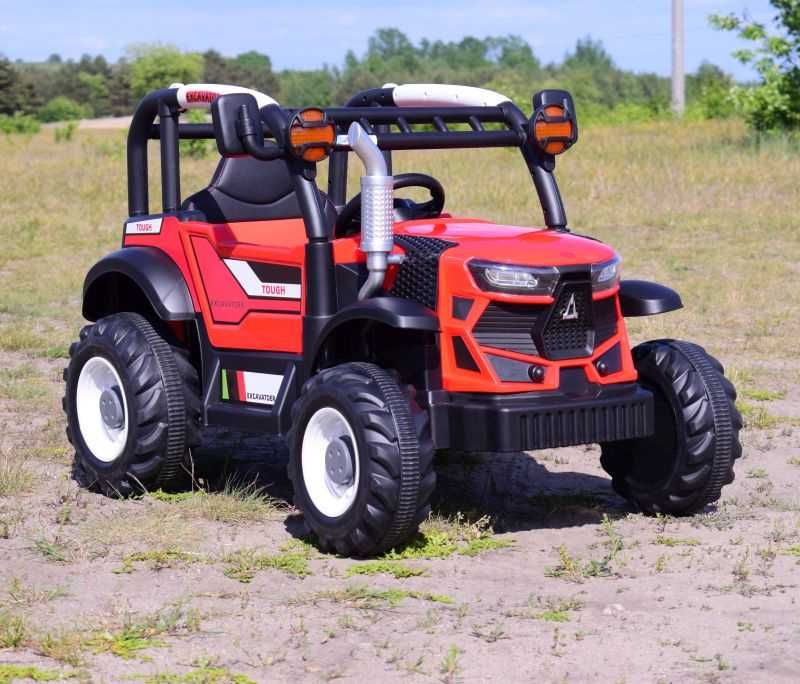 BAWIBUS.PL Autko KOPARKA TRAKTOR na akumulator pojazd auto CIĄGNIK