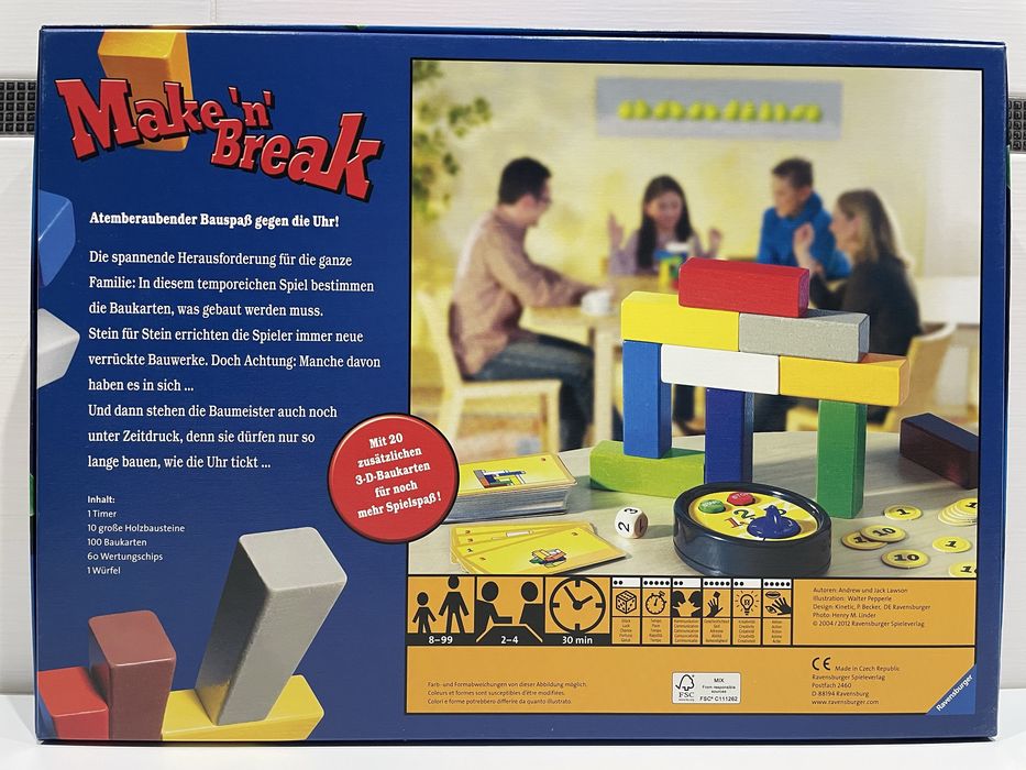 Jogo de mesa Make ‘n’ Break Ravensburger ALEMÃO / auf Deutsch