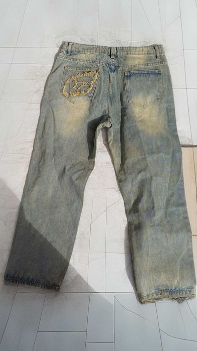 сині джинси вінтаж розмір L