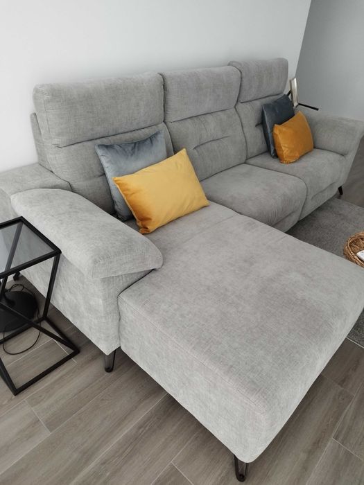 Sofá elétrico com chaise
