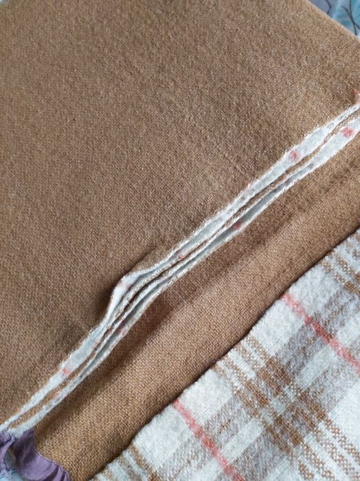 Одеяло шерстяное полуторное б/у