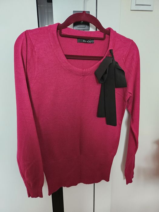 Sweterek z kokardą Mango