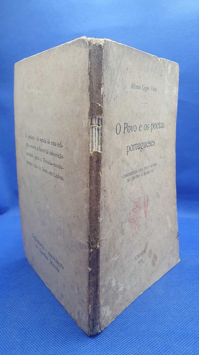 Livro - REF ESC - Afonso Lopes Vieira - O Povo e os Poetas Portugueses