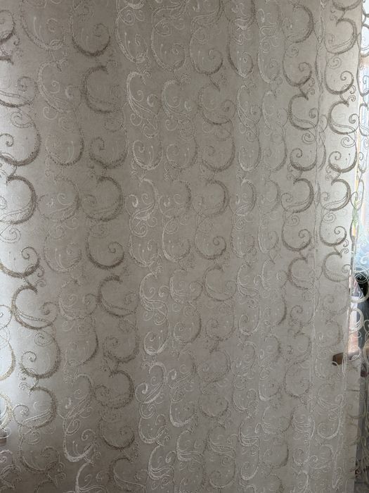 Тюль с вышивкой