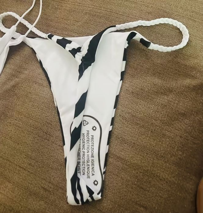 Гарний модний купальник міні бікіні розкрас зебри