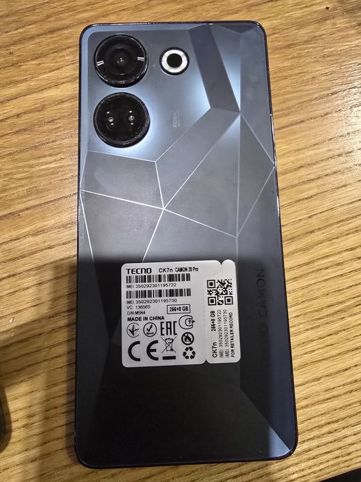 TECNO Camon 20 Pro 2х Sim-card