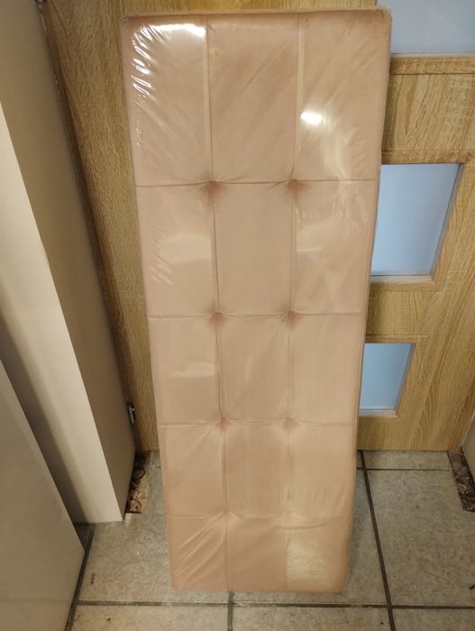 Oferta weekend Songmics Pufa, siedzisko pudrowy róż