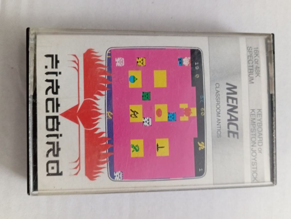 ZX spectrum kaseta menace  testowana