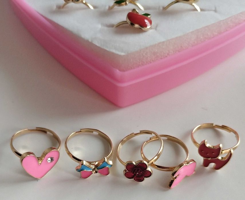 Набір каблучок 36 одиниць для дівчинки / кольцо