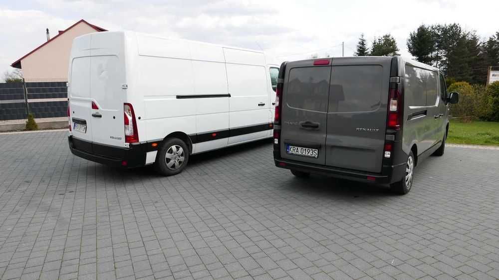 Wynajem aut dostawczych, wypożyczalnia samochodów Master, Trafic