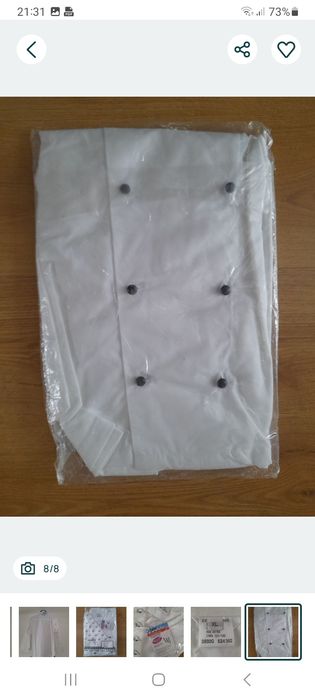 Bluza kucharska Le Chef roz XL.