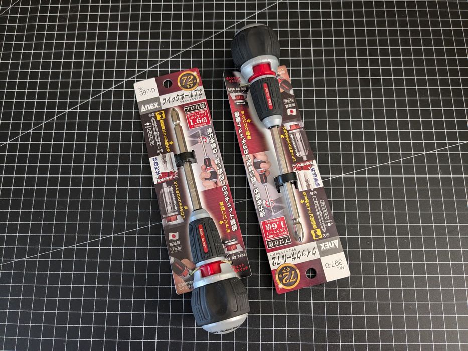 Японська викрутка з тріскачкою Anex 397-D