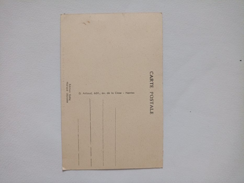 Le chapus widokówka Francja