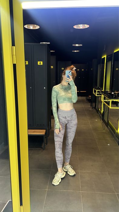 Костюм для спорта gym shark лосіни рашгард для залу