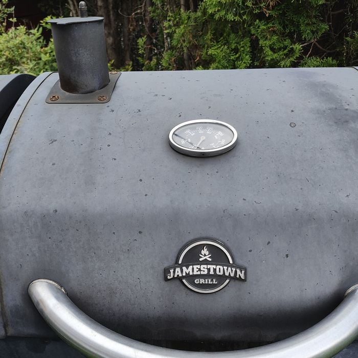 Grill wędzarnik gazowy węglowy