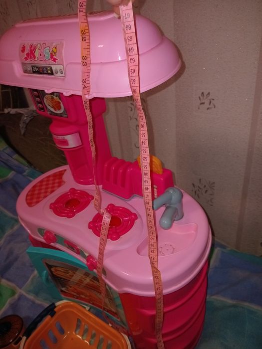 Кухня игрушечная с посудкой детская плита посуда для кукол