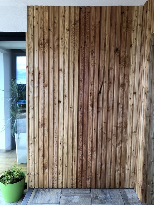 Deska elewacyjna duo romb lamele modrzew swierk