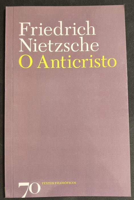 Livro "Anticristo" de Friedrich Nietzsche