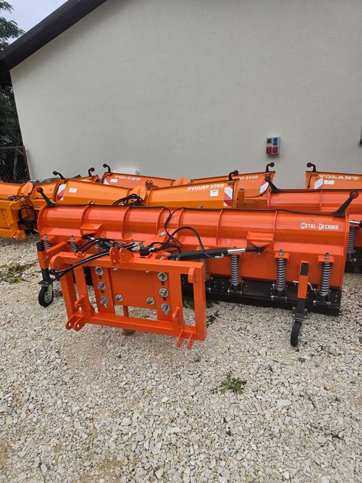 Pług komunalny prosty Metal-Technik 2,6-3,0m  hydrauliczny euro tuz