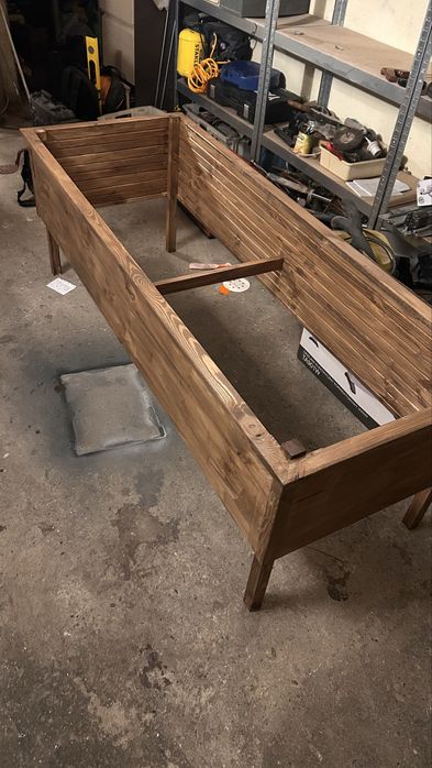 Donica ogrodowa bejcowana