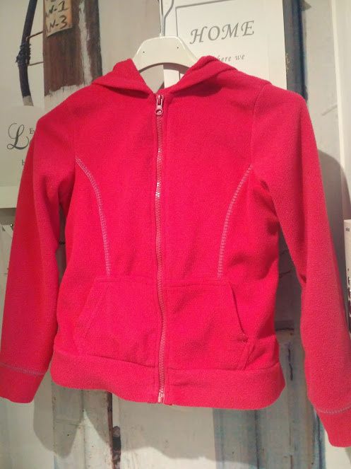 Bluza polarowa z kapturem 128 + Gratis